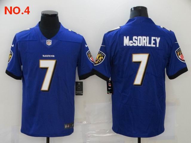 Men's Baltimore Ravens 7 Trace Mcsorley Jesey NO.4;